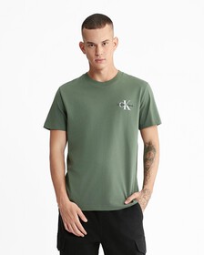 Monologo Organic Cotton Tee, Thyme, hi-res