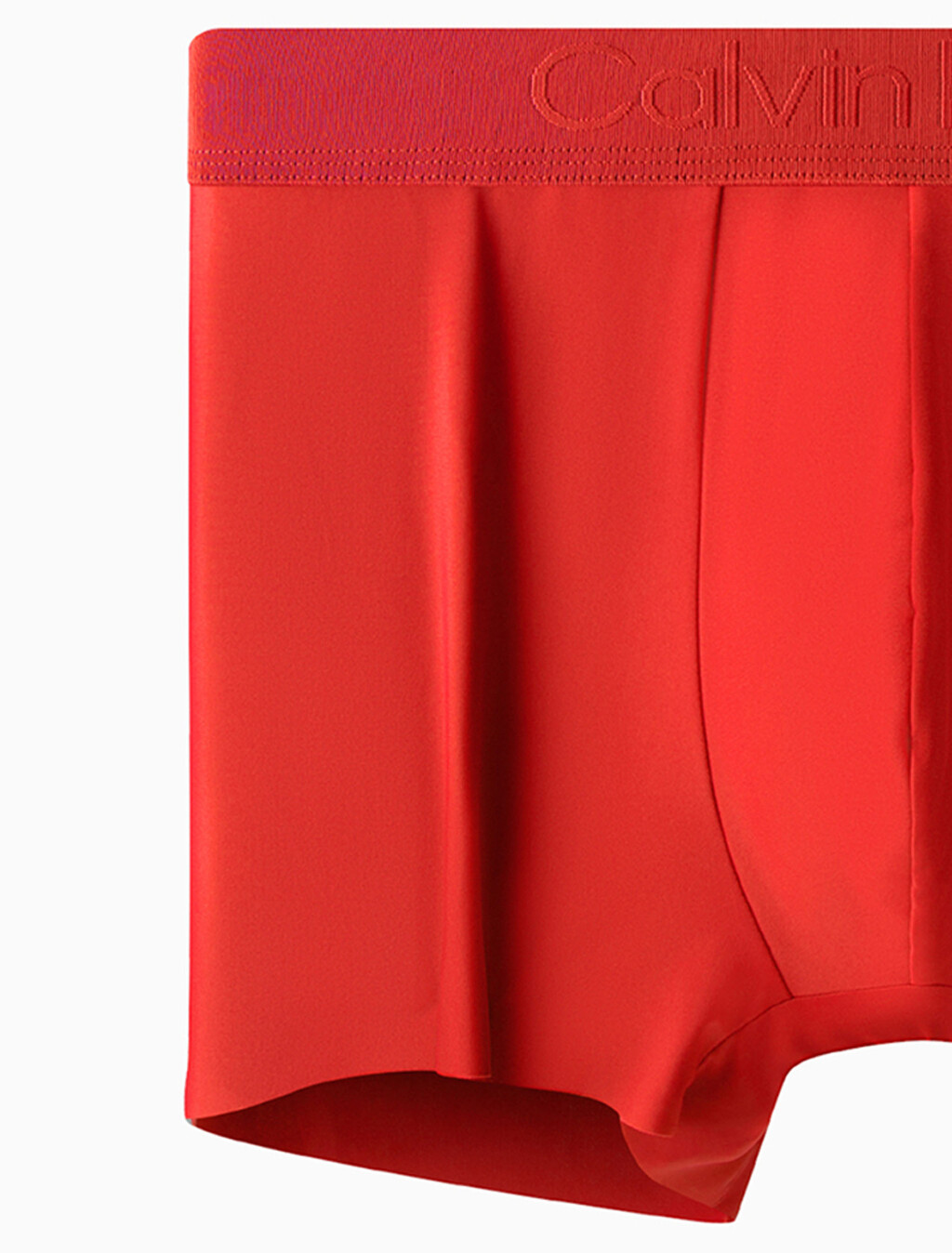 CK Black Low Rise Trunks, Rouge, hi-res