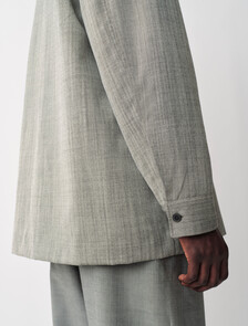 Kostas Shirt Jacket, GREY, hi-res