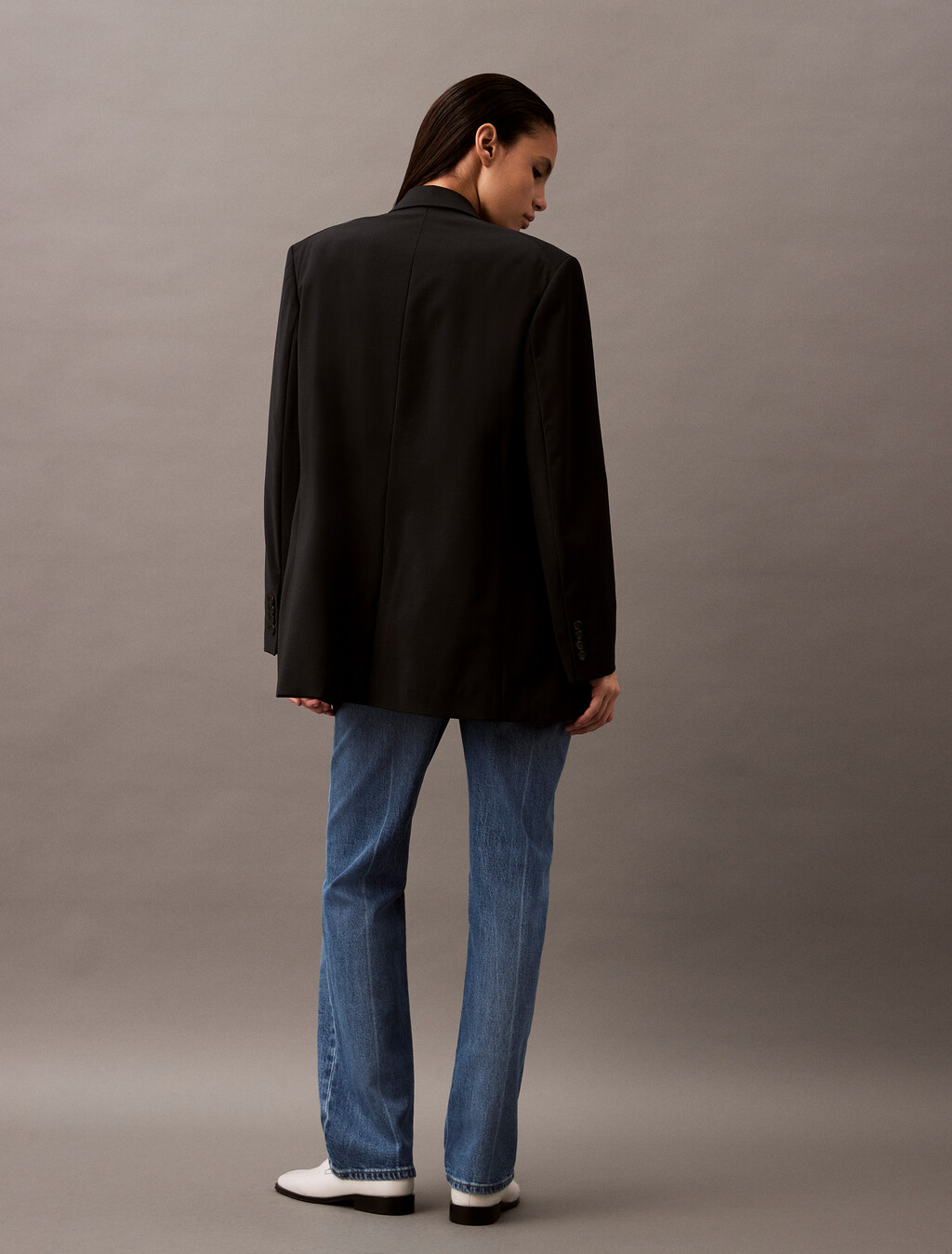 High Rise Straight Jeans, GREENPORT, hi-res