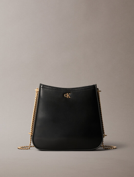 Monogram Chain Saddle Bag