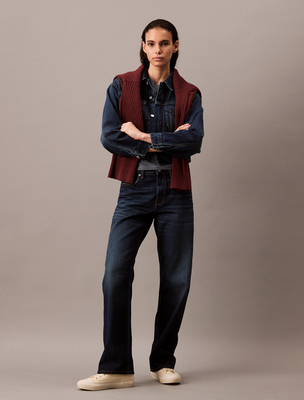 90s Straight Dark Meridian Jeans, DARK MERIDIAN, hi-res