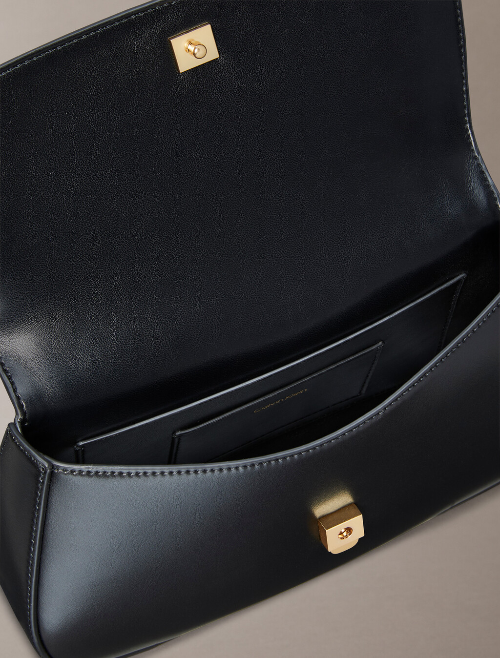 Monogram Logo Hardware Tote Bag, BLACK / ANTIQUE LIGHT GOLD, hi-res