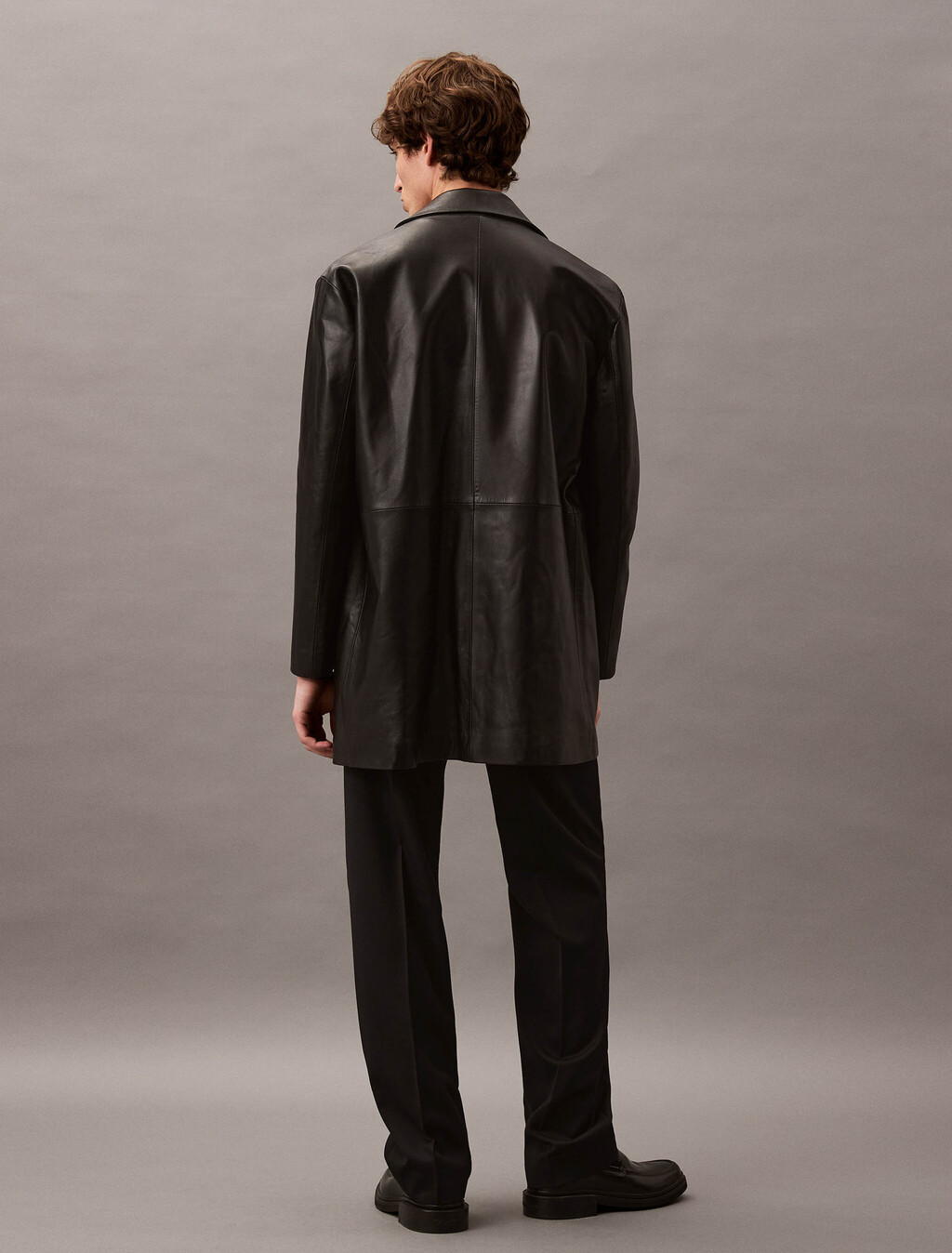 Lamb Suede Car Coat, Black Beauty, hi-res
