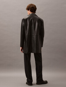 Lamb Suede Car Coat, Black Beauty, hi-res