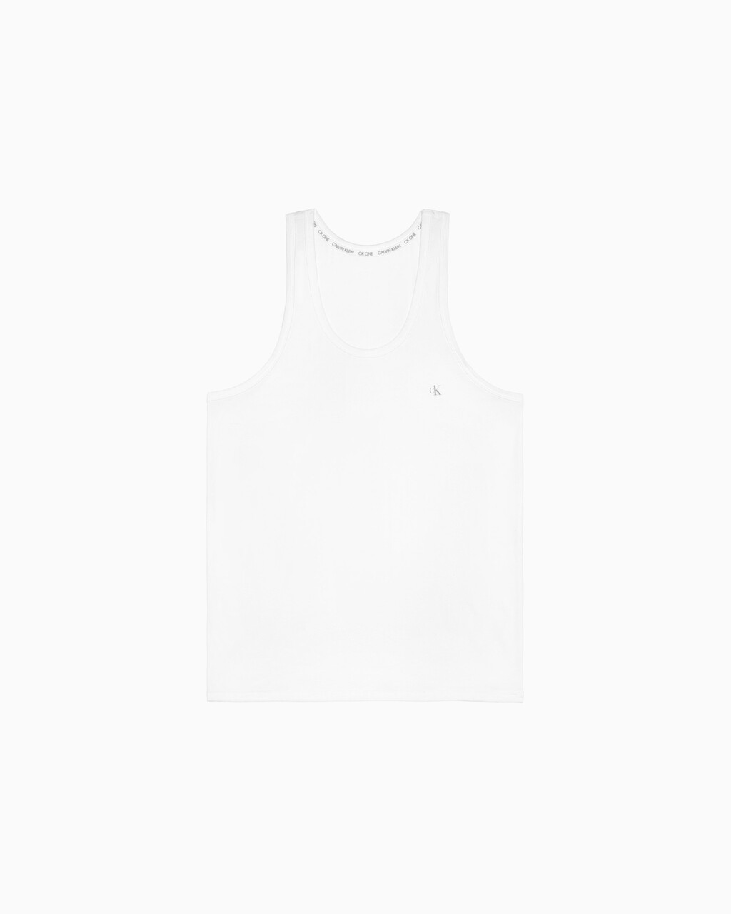 CK One Cotton Tank Top, White/White (Legacy 100), hi-res