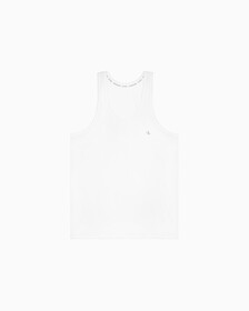 CK One Cotton Tank Top, White/White (Legacy 100), hi-res
