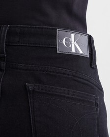 Brush Lined High Rise Body Slim Bootcut Jeans, Denim Black, hi-res