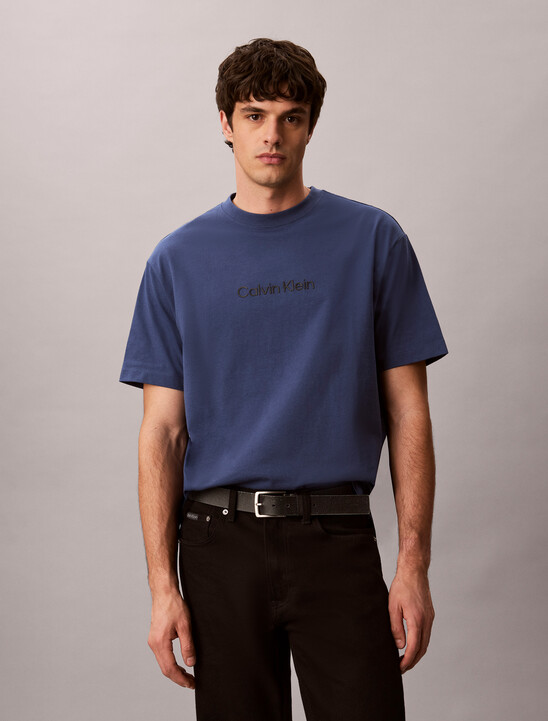 Calvin Logo Crew Neck Tee