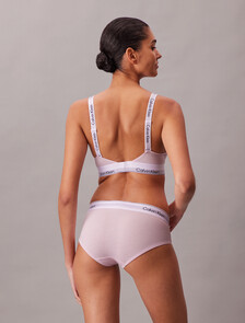 Icon Cotton Lightly Lined Bralette, Cradle Pink, hi-res