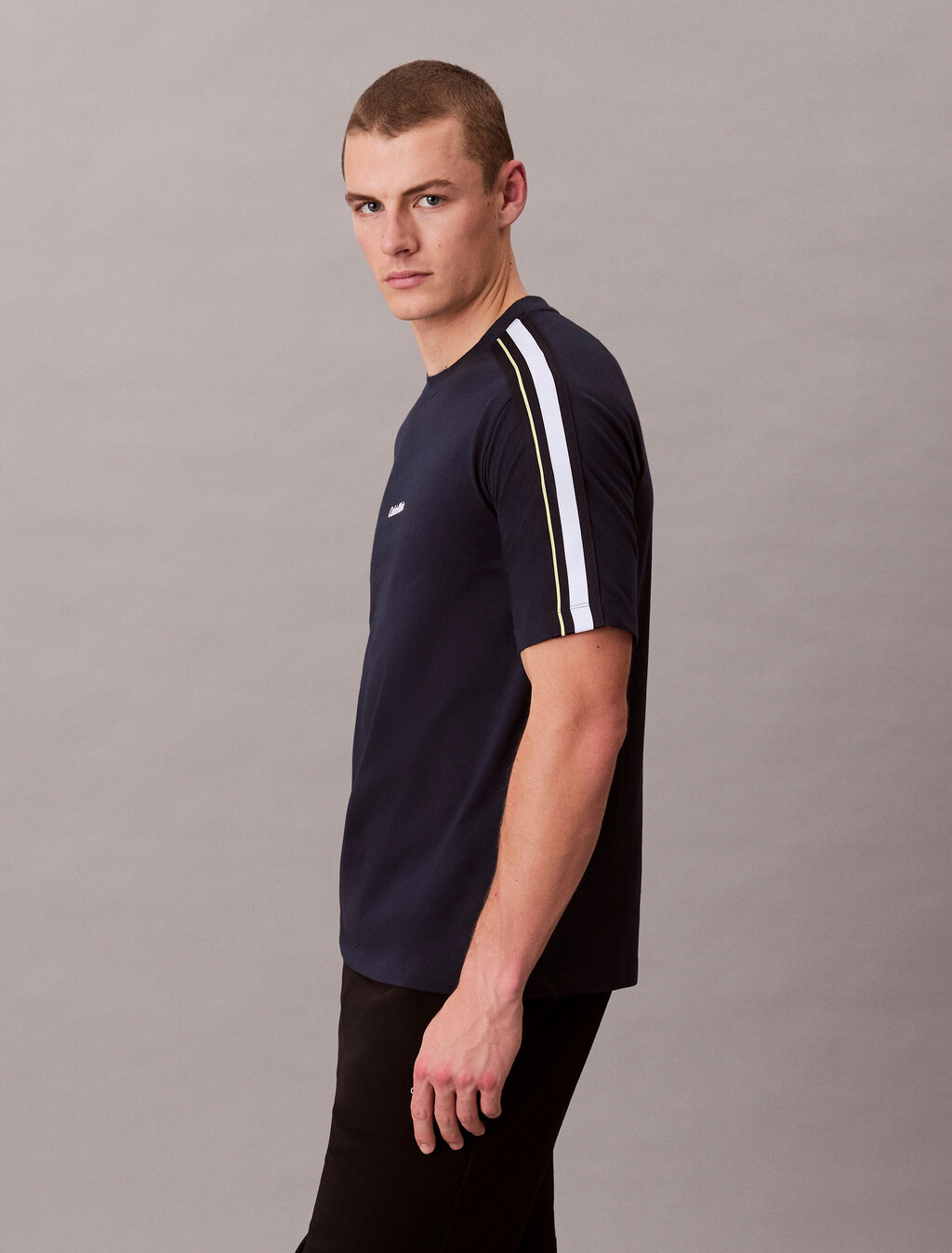 Performance Cotton Blend Gym T-shirt, Shoreline, hi-res