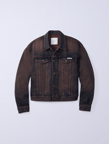 Jung Kook for Calvin Klein 90s Denim Trucker Jacket, DUSK, hi-res