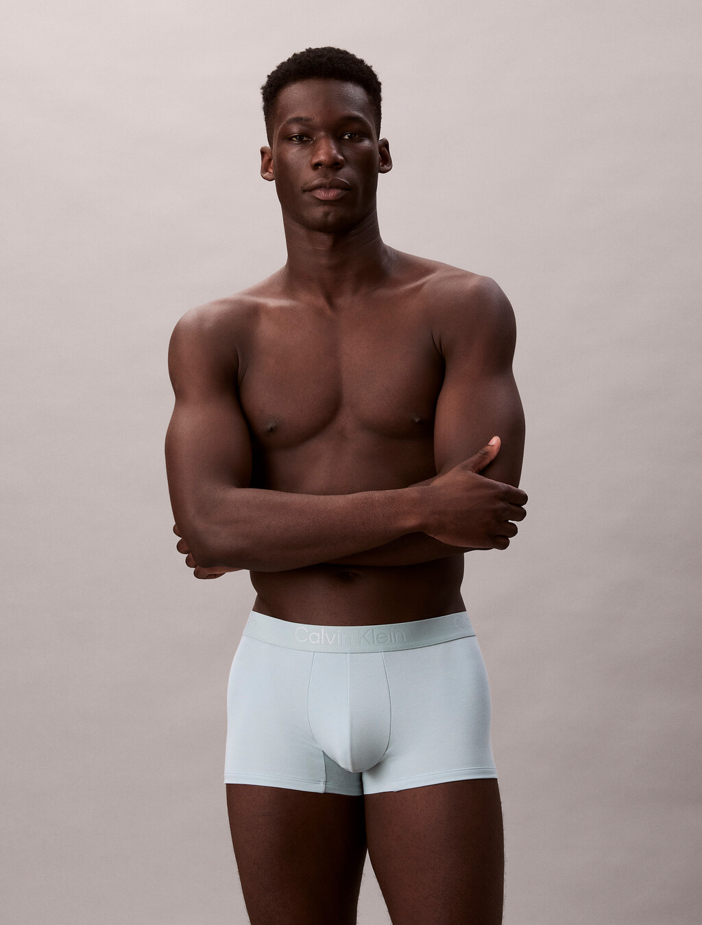 Trunks - CK Black Cotton, Gentle Aqua, hi-res