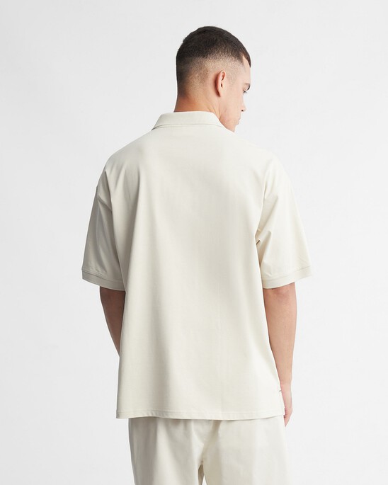 Varsity Curved Logo Polo