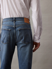 Standard Straight Fit Tinted Stone Jeans, TINTED CK STONE, hi-res
