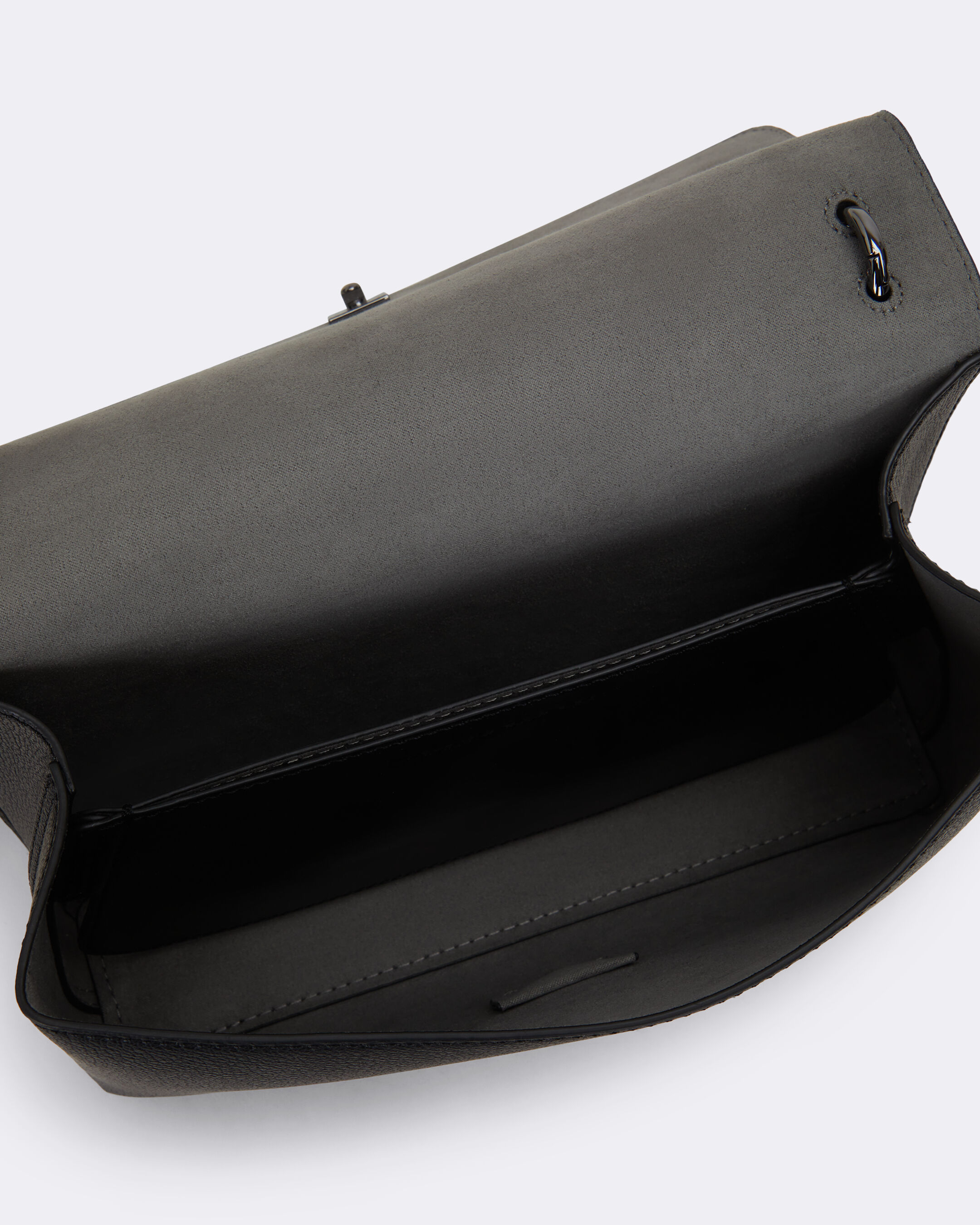 Minimal Monogram Flap Bag | black | Calvin Klein Malaysia