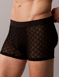 Sheer Mesh Trunks - CK Black, Black, hi-res