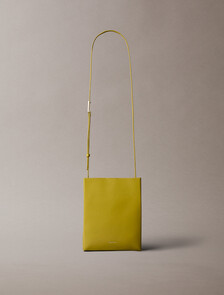 CK Paper Bag Leather Crossbody, Avocado Oil, hi-res