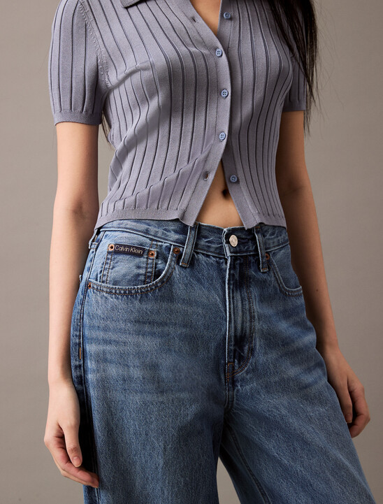 Ultra High Rise Wide Leg Jeans