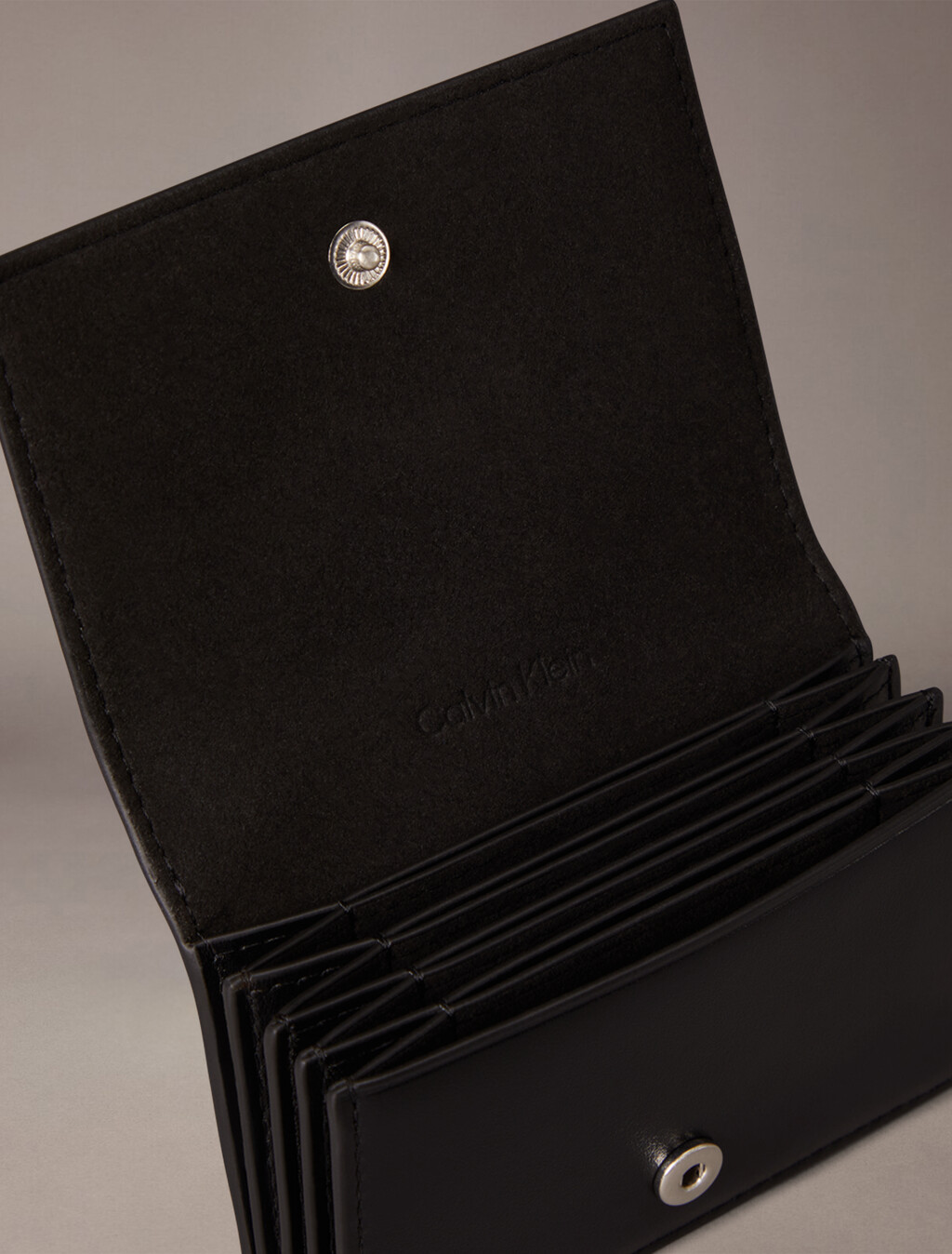 Flap Accordion Card Case, Black, hi-res