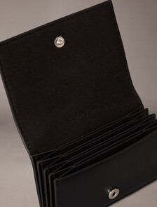 Flap Accordion Card Case, Black, hi-res