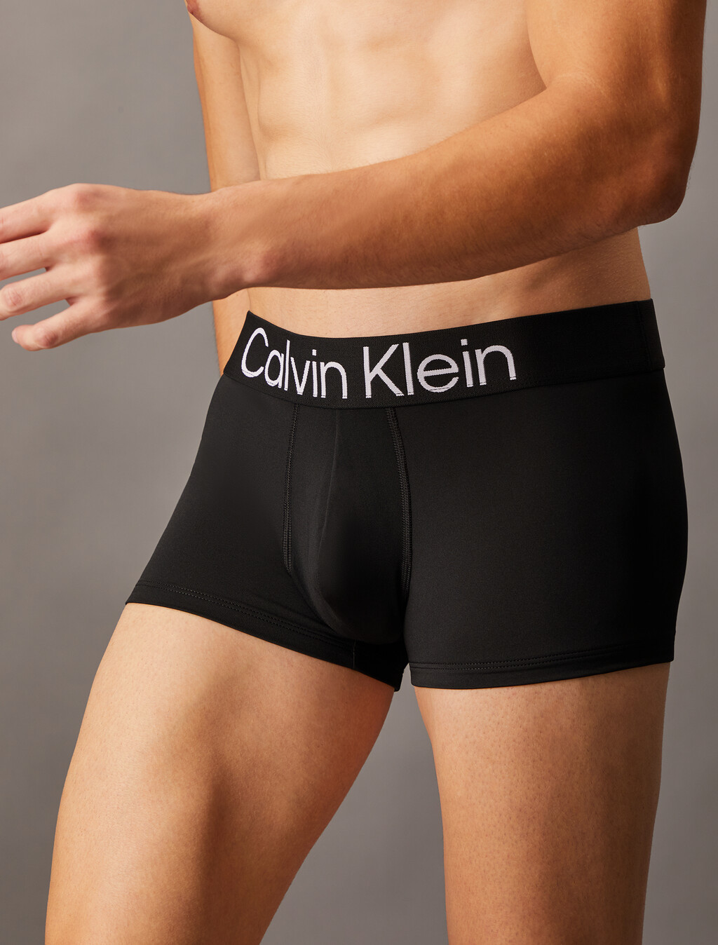 Bold Logo Low Rise Trunks 3 Pack, BLACK/BLACK/BLACK, hi-res