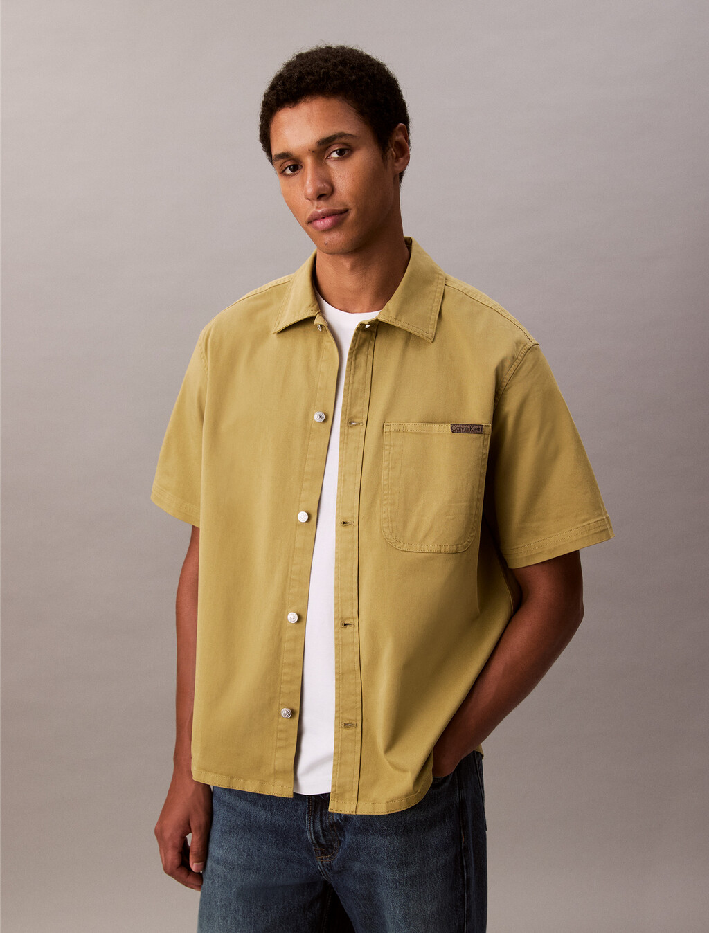 Utility Relaxed Short Sleeve Shirt, Cedar, hi-res