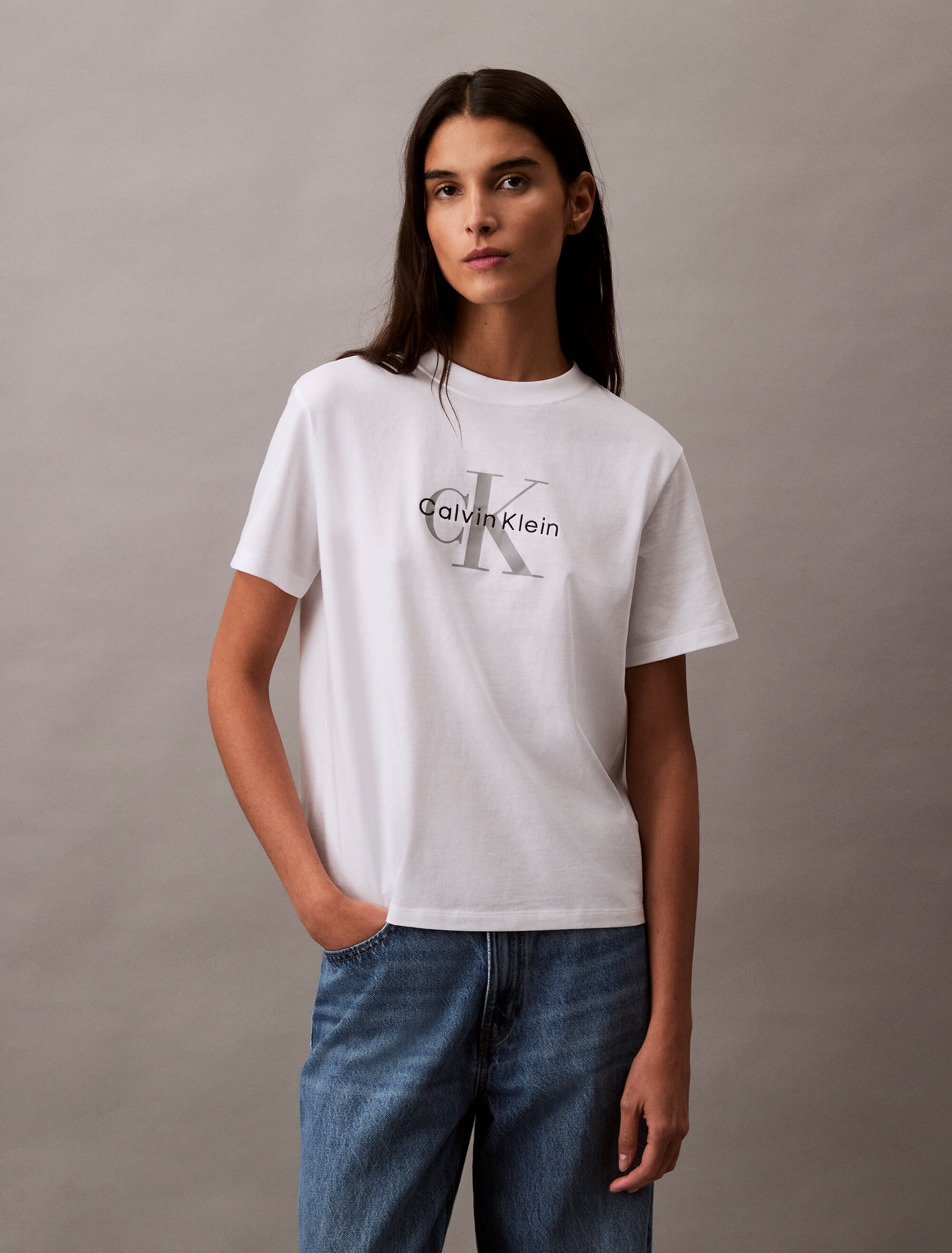 ★早期完売★CK JEAN★Women's Logo Baby Crop T-shirt★大人気 LXYZXZ Brazil Crop Top Womens Baby Tee for Women Y2k Shirts