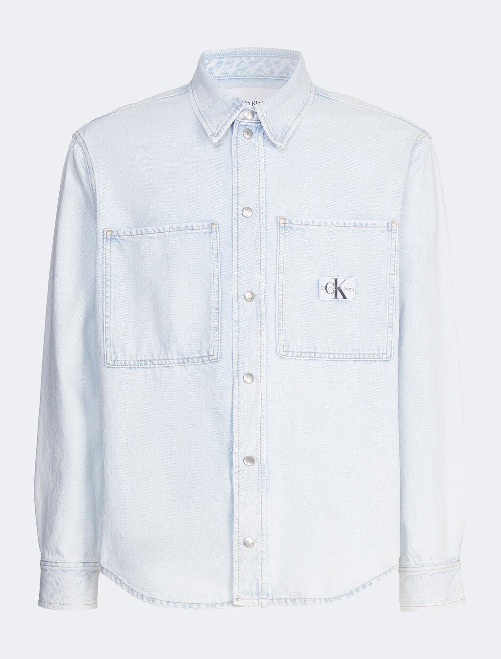 Relaxed Denim Shirt, Denim Light, hi-res