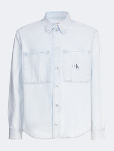 Relaxed Denim Shirt, Denim Light, hi-res