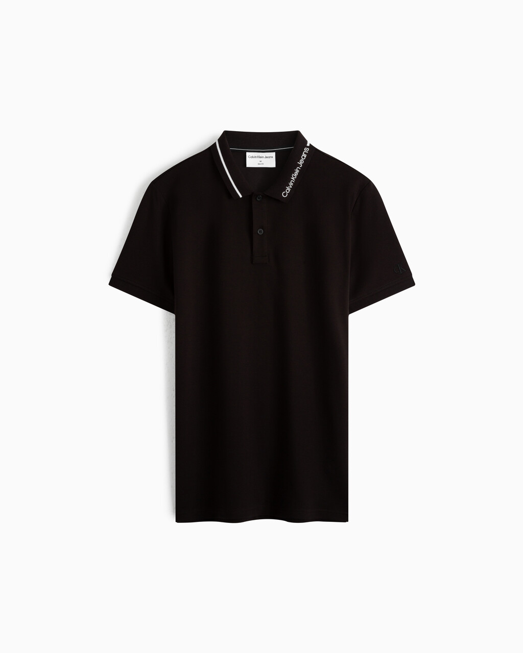 Summer Logo Collar Polo, Ck Black, hi-res