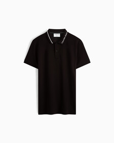 Summer Logo Collar Polo, Ck Black, hi-res