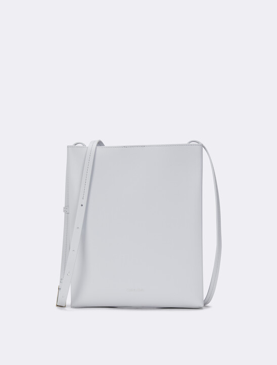 Line Leather Crossbody Bag