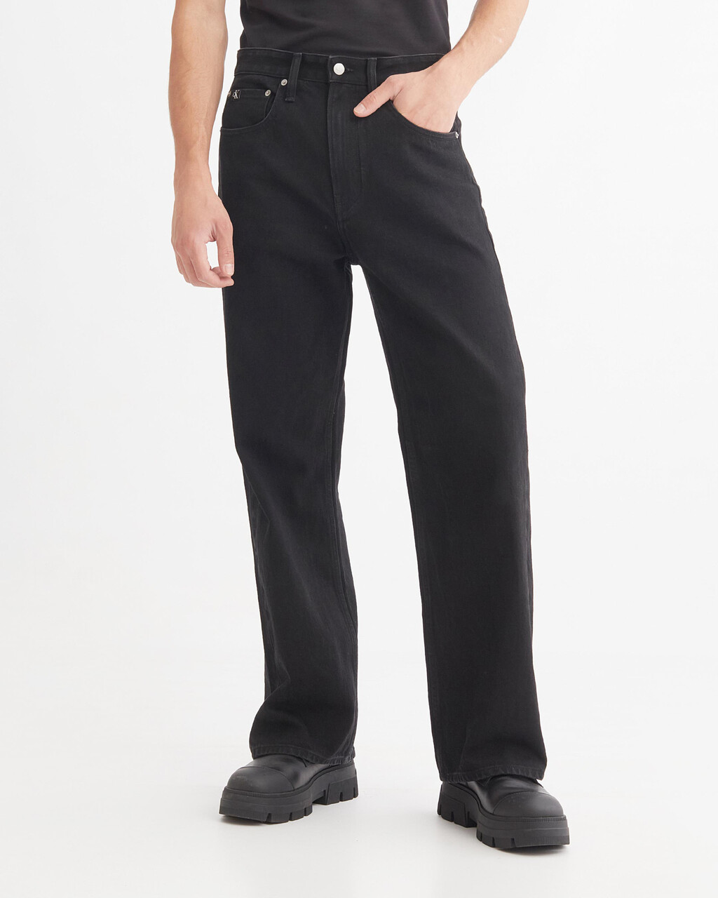 Sustainable Loose Jeans, 062 SATURAT BLK, hi-res