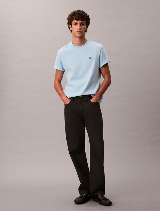 Embroidered Monogram Logo Relaxed T-Shirt