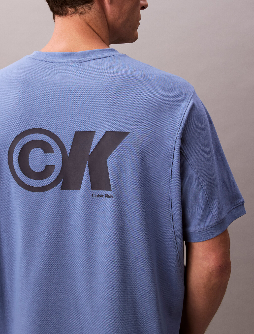 Cooling Pique Jersey Tee, Dull Nile Blue, hi-res