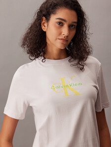 Monogram T-shirt, Orchid Tint, hi-res