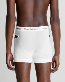 Deconstructed Cotton Stretch Trunks, White, hi-res