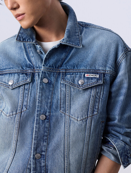 Jung Kook for Calvin Klein 90s Denim Trucker Jacket