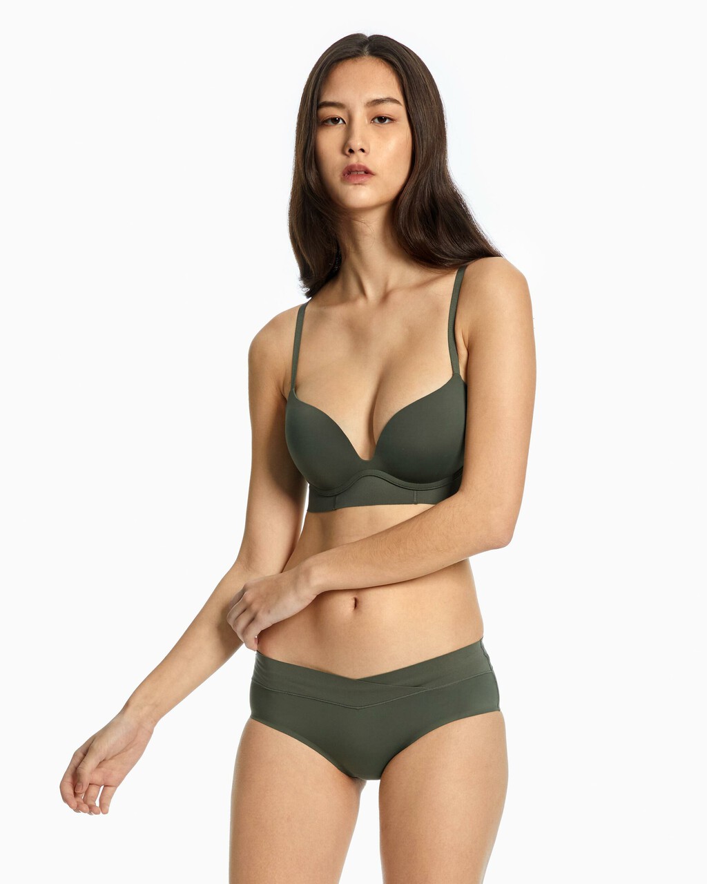 Invisibles Push Up Plunge Bra, New Slate, hi-res