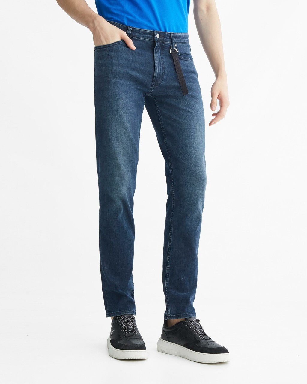 37.5 Body 5 Pocket Jeans, Blue Black Hanger Loop, hi-res