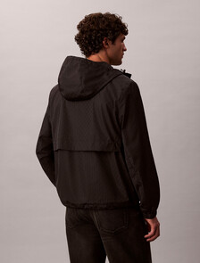 Nylon Windbreaker, Black, hi-res
