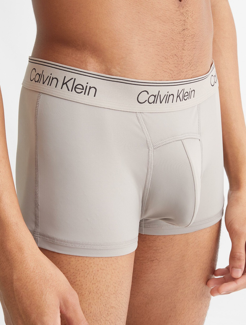 Athletic Micro Low Rise Trunks, Clay Grey, hi-res