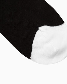 Women's 1 Pack Rib Crew Socks, BLACK, hi-res
