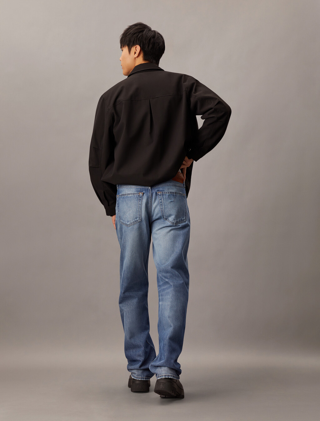 37.5 Distressed 90s Straight Jeans, SEA SPRAY, hi-res