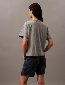 Hero Modern Boxy Tee, Medium Grey Htr, hi-res