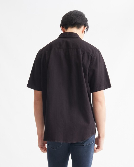 BLANK NEUTRALITY LINEN SHIRT