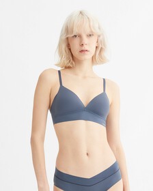 Invisibles Lightly Lined Triangle Bra, Blue Edge, hi-res