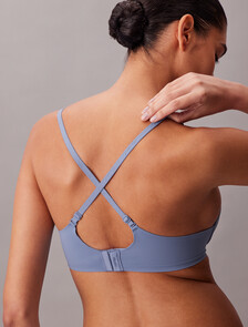 Perfectly Fit Wirefree Push Up Bra, Blue Tulip, hi-res