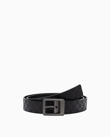 CLEAN REVERSIBLE BELT 38MM, BLACK PRINT/BLK, hi-res